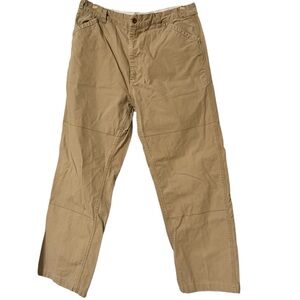 Polo Jeans Company Ralph Lauren Authentic Military Ripstop Trousers in Tan Y2K